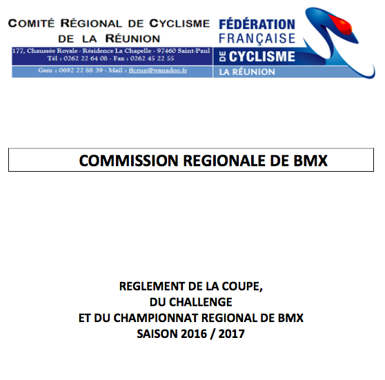 reglement BMX