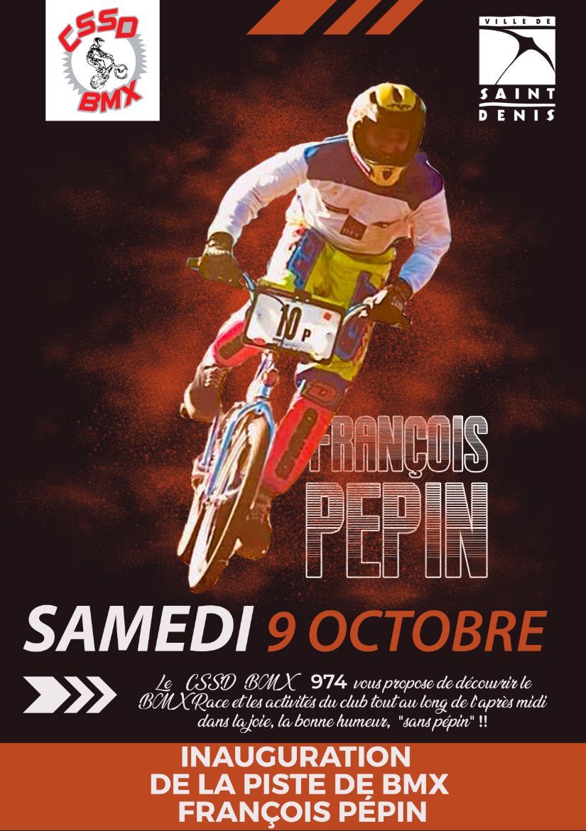 Affiche inauguration piste Franois PEPIN