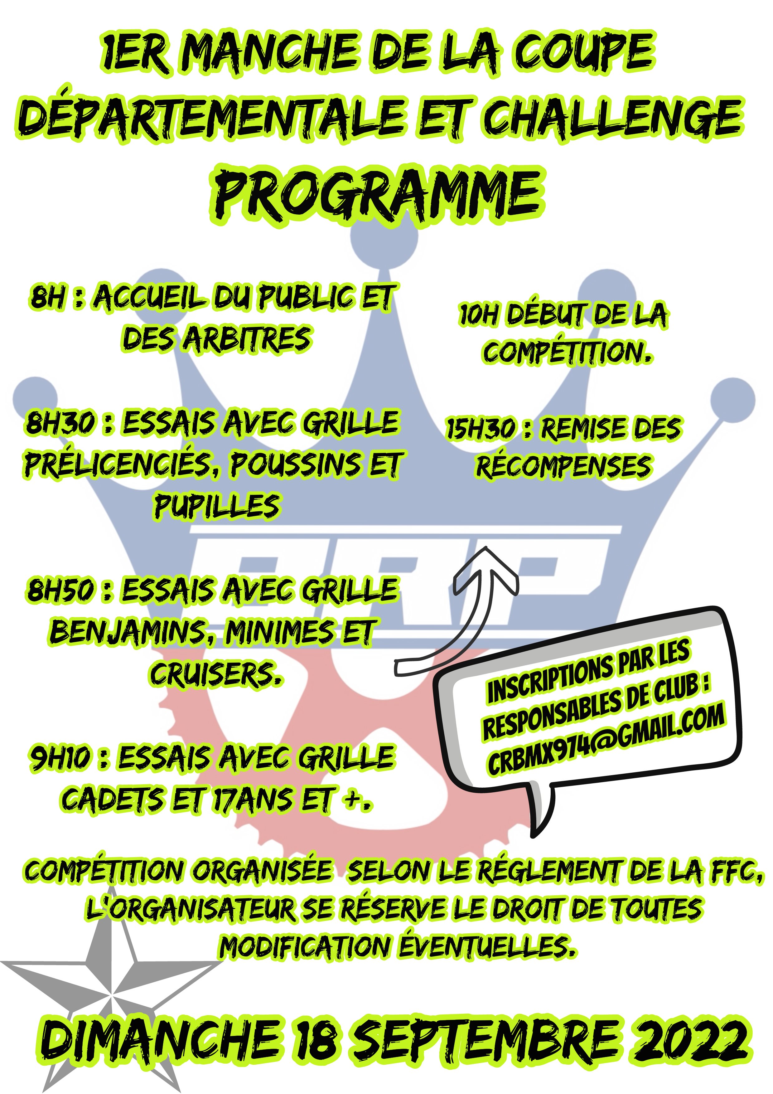 Coupe Dpartementale et challenge