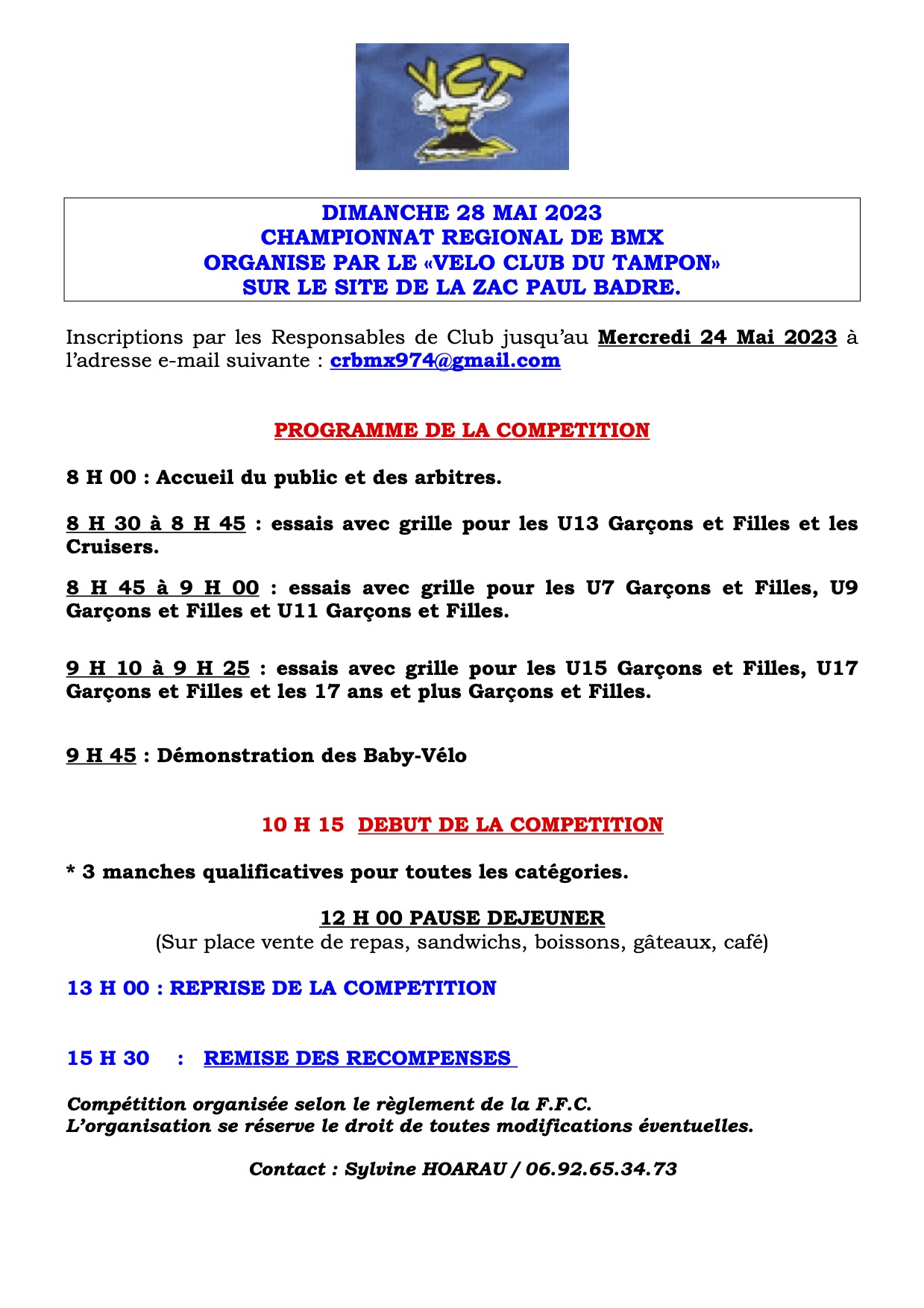 Championnat d la runion 2023 