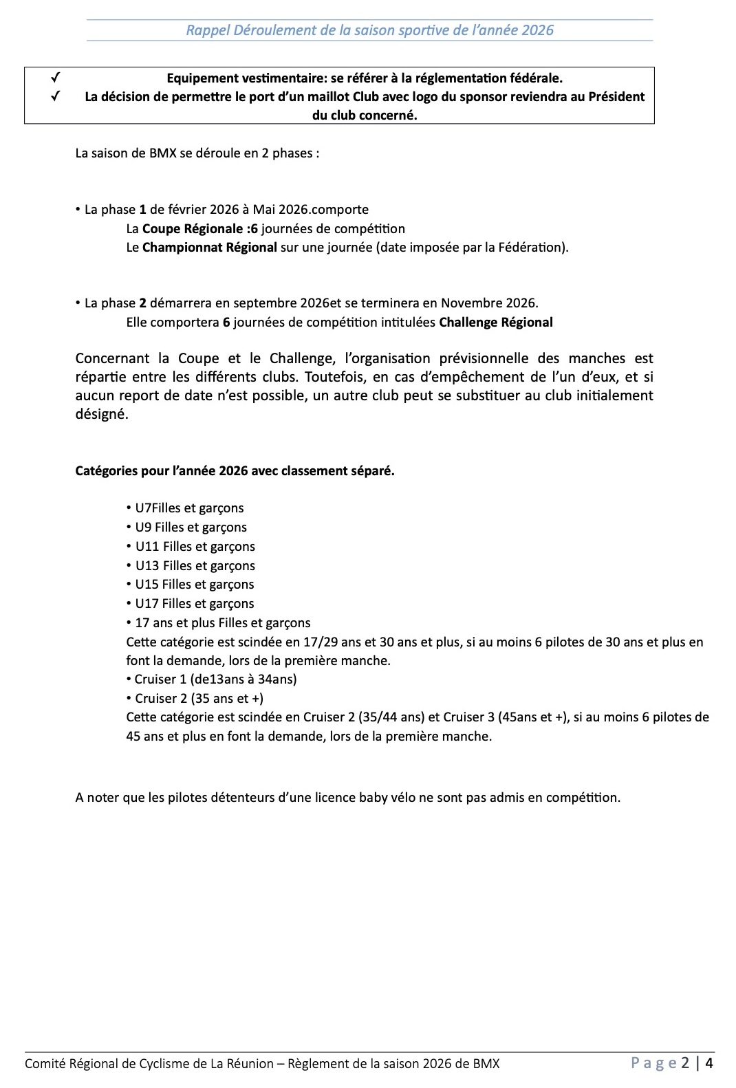 Challenge R�gional - 2026