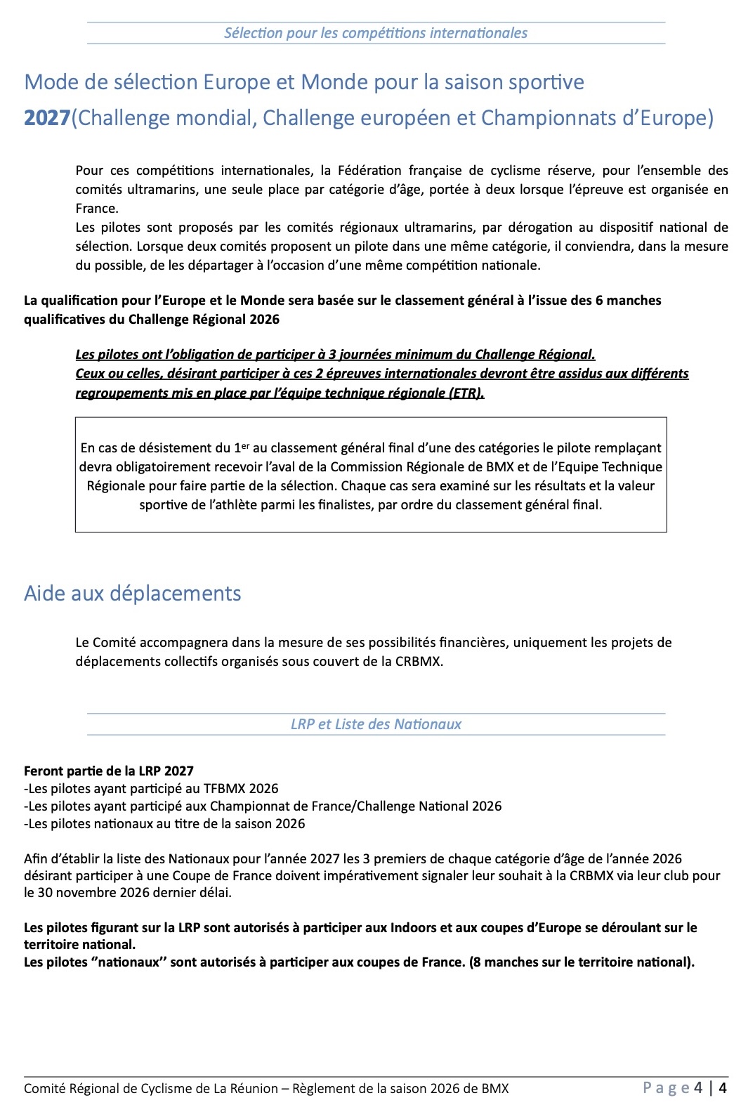 Challenge R�gional - 2026